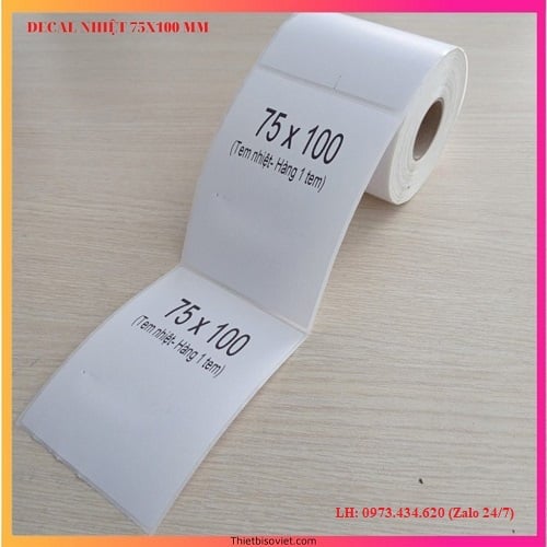 Giấy đơn vận chuyển Tiktok khổ A7 (75x100mm) tại Vũng Tàu