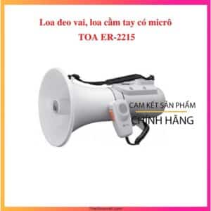 Loa phát thanh đeo vai 15W có Micro TOA ER-2215