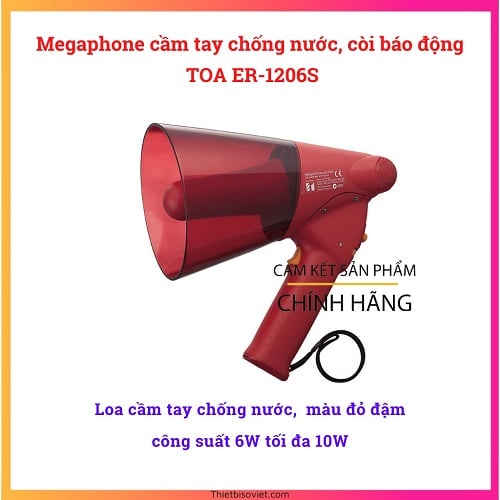 Loa cầm tay chống nước TOA ER-1206S
