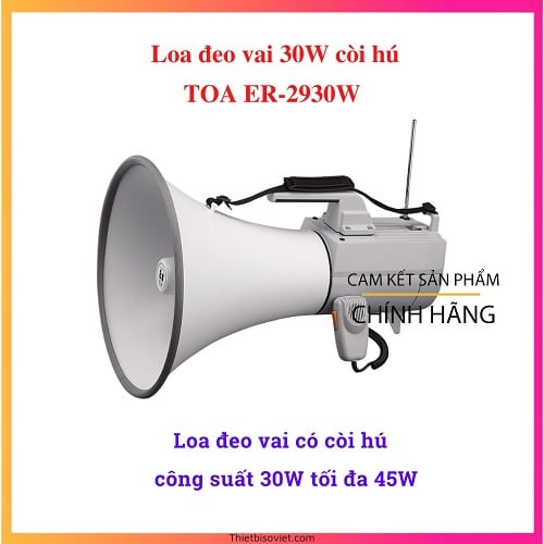Loa phát thanh đeo vai có còi hụ TOA ER-2930W
