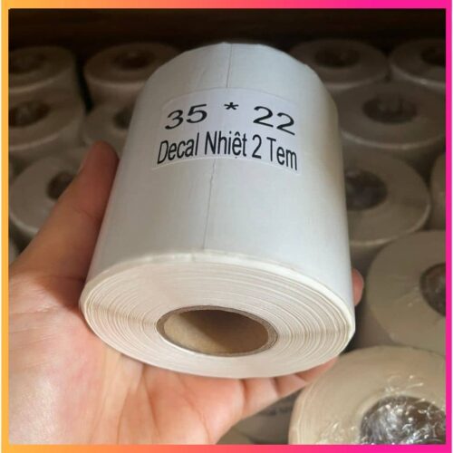 Decal nhiệt 2 tem khổ 35x22 - 72x22mm