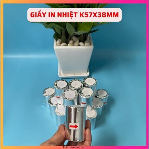 Giấy in nhiệt K57X38 mm
