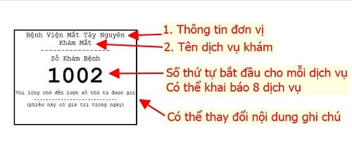 Giấy in số thứ tự cho bệnh viện,ngân hàng