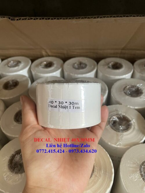 Decal nhiệt 40x30mm