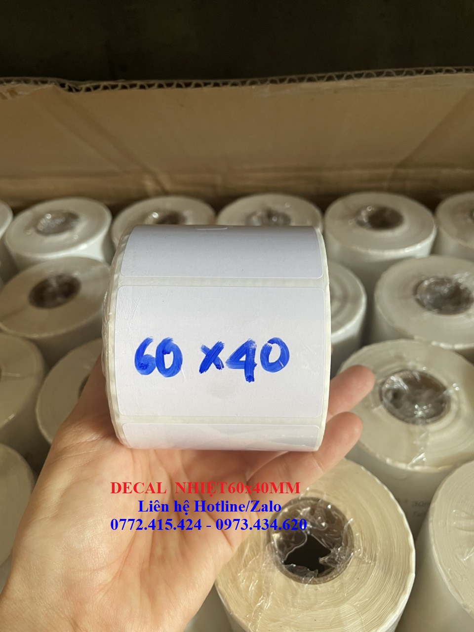 Phân phối Decal nhiệt 60×40 mm tại Quận 1 giá rẻ