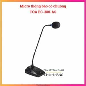 Micro thông báo có chuông: TOA EC-380-AS