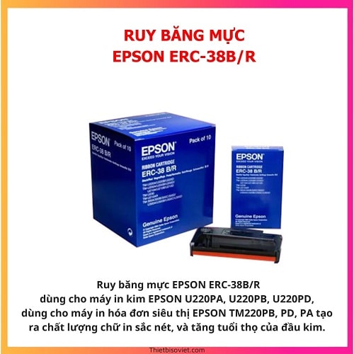 Ruy băng Epson ERC 38B/R