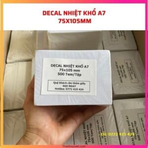 Giấy In Đơn Hàng Khổ A7 Xấp 500 tem