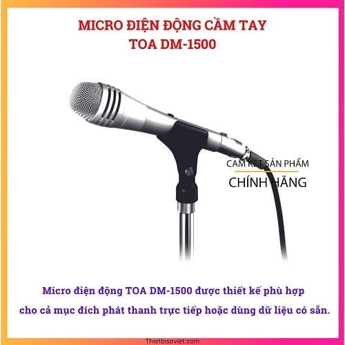 Micro điện động TOA DM-1500