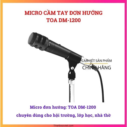 Micro điện động cầm tay TOA DM-1200