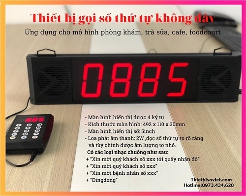 Thiết bị gọi số thứ tự không dây