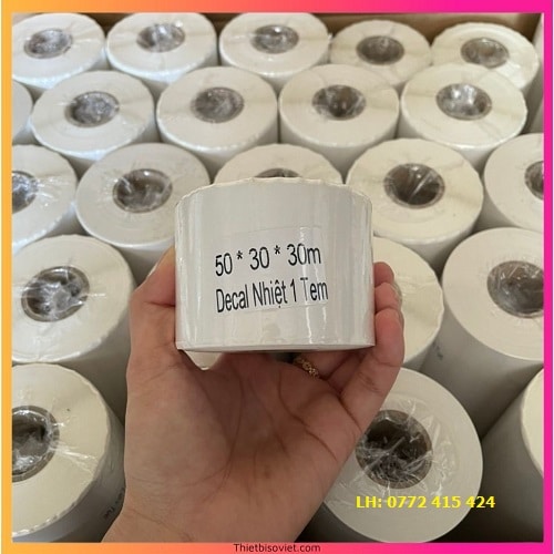 Decal nhiệt 50x30