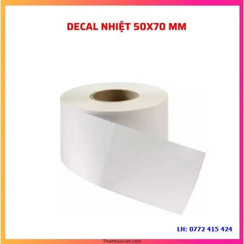 Decal nhiệt 50x70mm - Decal nhiệt 5x7 cm