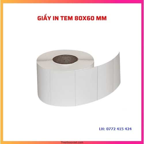 Giấy in tem 80x60 mm
