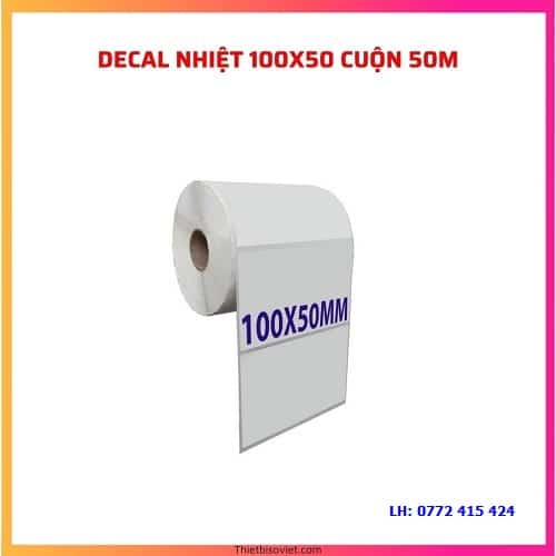 Decal nhiệt 100mm x 50mm Decal nhiệt 10x5cm