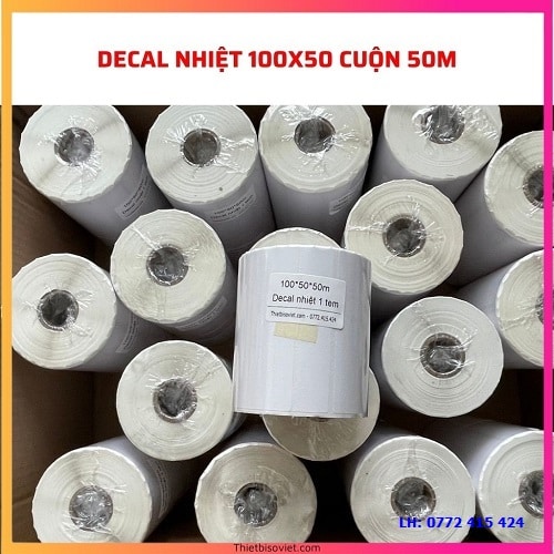Decal nhiệt 100mm x 50mm Decal nhiệt 10x5cm
