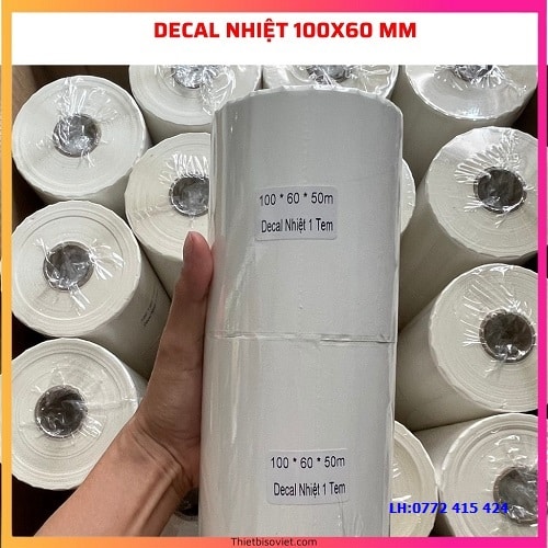 Decal nhiệt 100x60mm - Decal nhiệt 10x6 cm