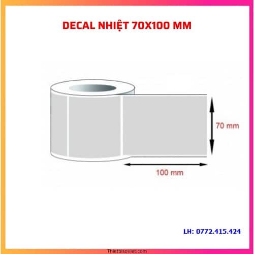 Decal nhiệt 70x100mm - Decal nhiệt 7x10 cm