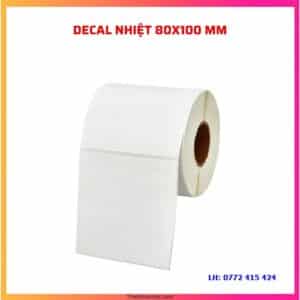 Giấy decal nhiệt 80×100 mm