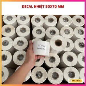 Giấy decal nhiệt 50×70 mm