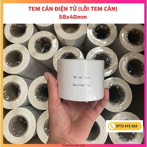 Tem cân điện tử 58x40mm